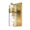 Z-Lite Fontaine 1 Light Vanity, Rubbed Brass & Clear 3035-1V-RB - alternate 7